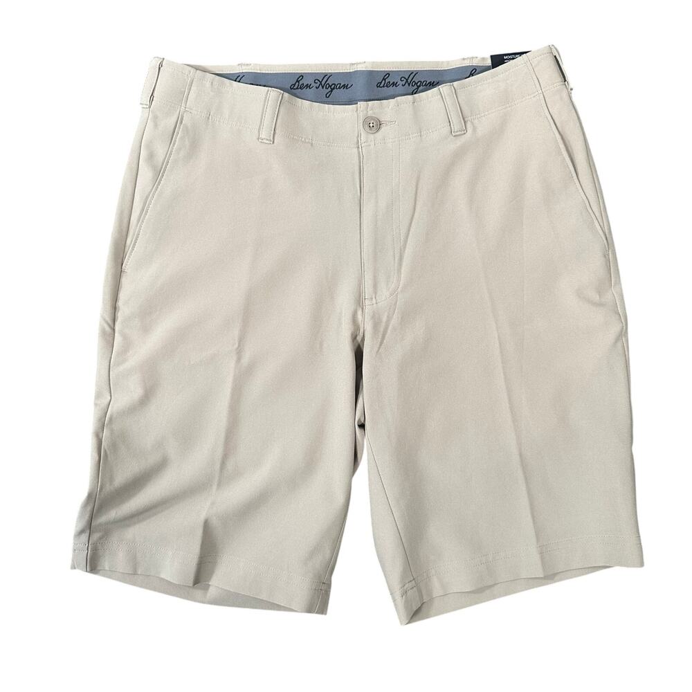 Ben Hogan Men's Performance Flat Front Active Shorts Size 32